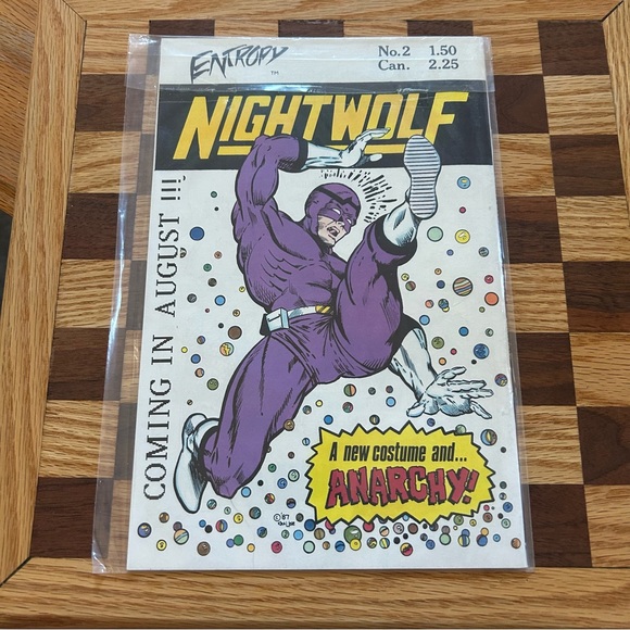 Nightwolf #1 "Entropy Enterprises" Comic Book - bought and stored by a collector - Picture 6 of 8